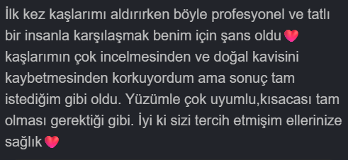 Nova Pandora Beauty müşteri yorumu